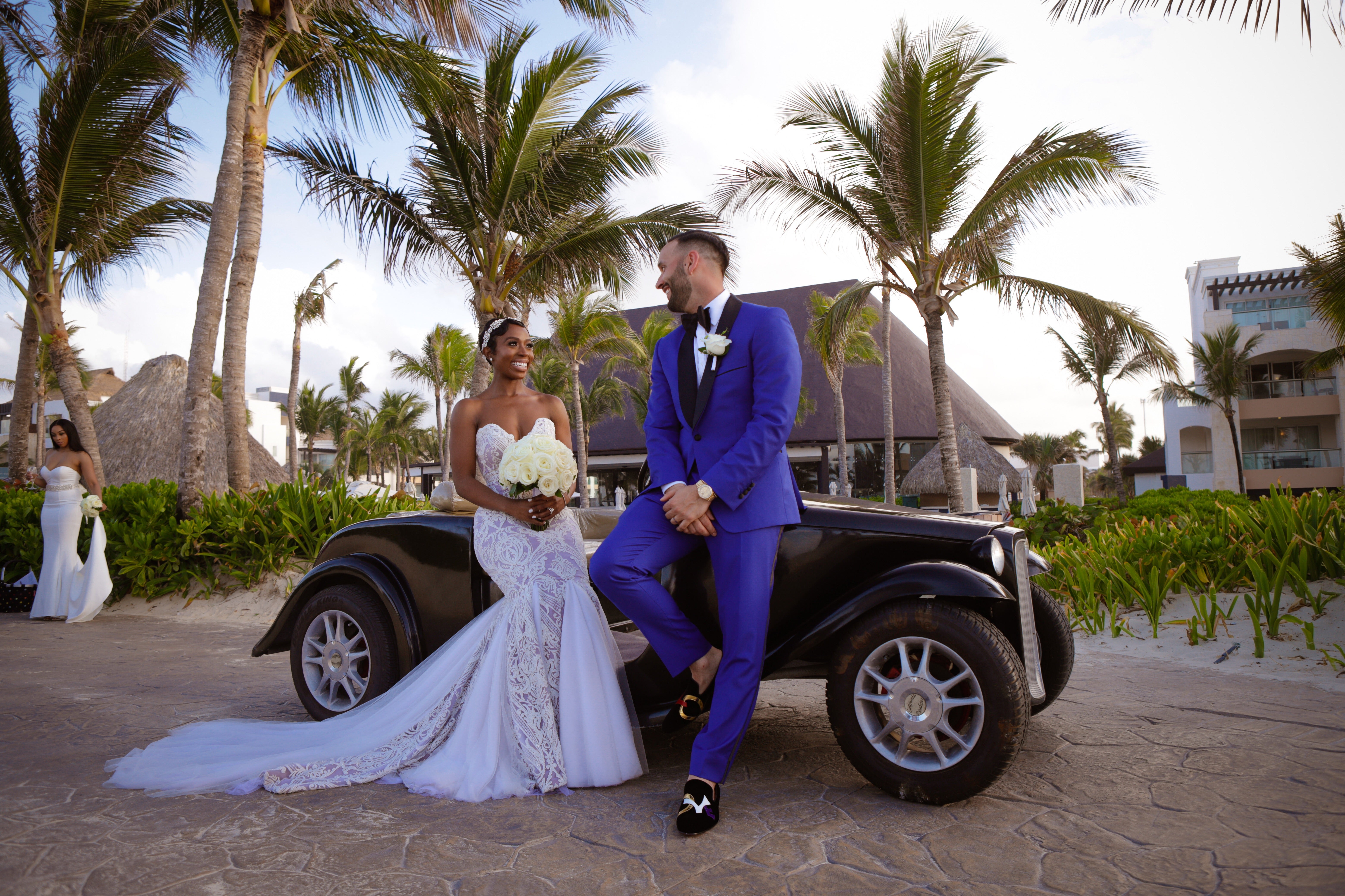 Bridal Bliss: Antonio And Alexis Brought Chic To The Beach For Their Gorgeous Wedding Day
